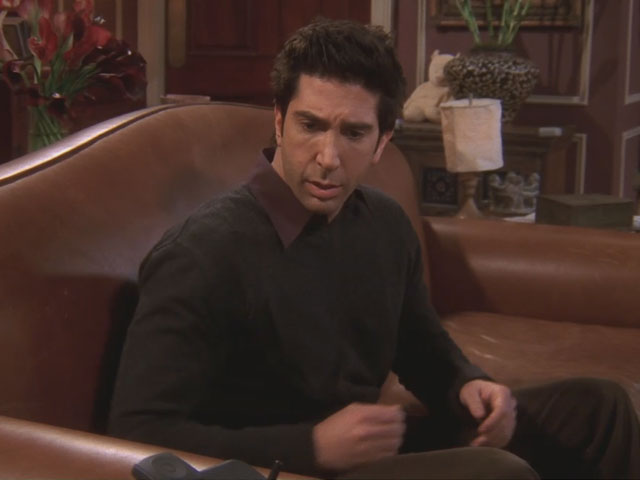 Friends | 1018 | Did Rachel get off the plane?