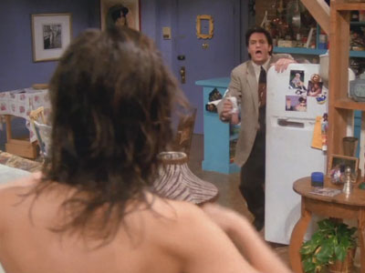 Friends | 113 | Chandler sees Rachel's boobies