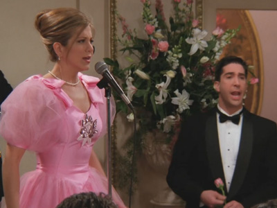 Friends | 224 | Rachel sings Copacabana at Barry and Mindy's Wedding