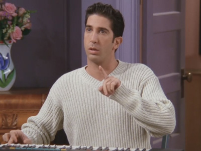 Friends | 407 | Ross plays the keyboard