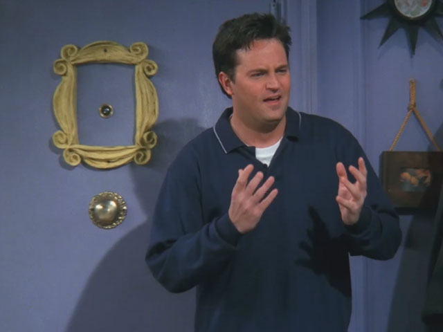 Friends | 607 | Ross' naked guy problem