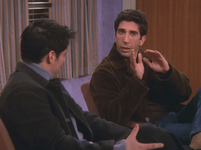 Friends | 616 | Ross tells Joey about his threesome