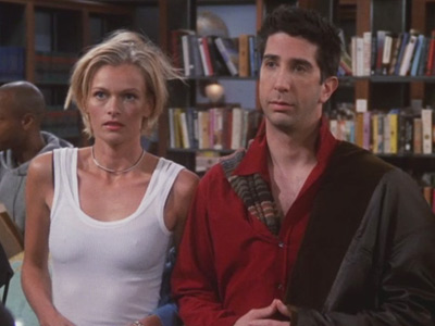 Friends | 707 | Ross checks out something else in the library