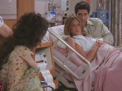 Friends | 823 | Janice arrives at the hospital. Oh. My. God.
