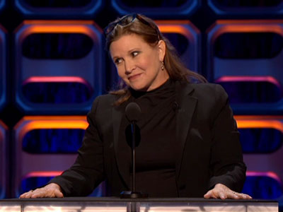 Carrie Fisher roasts Jeff Ross and Wayne Brady