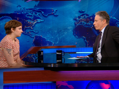 Lena Dunham | January 17th 2013 | The Daily Show with Jon Stewart