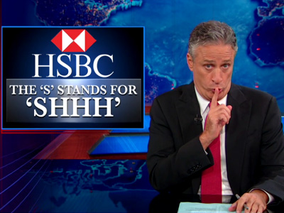 HSBC: Helping People Who Want to Kill You Since 1991 - The Daily Show