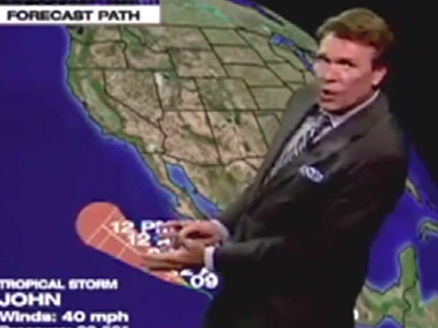 Tropical Storm John - The Daily Show: Moment of Zen