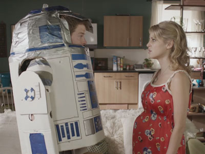 R2D2 - the very gentle lover | Threesome